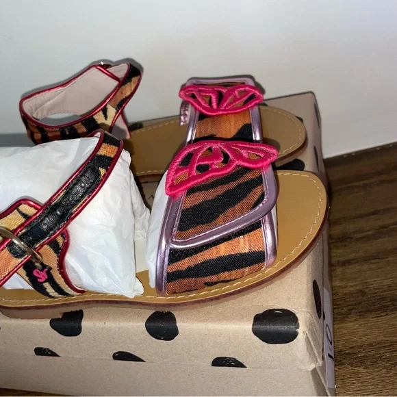 Sophia Webster butterfly sandals size 29 multi colored